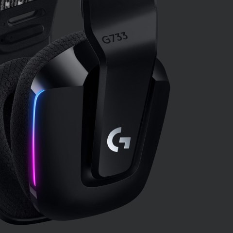 Logitech G G733 Zestaw słuchawkowy Bezprzewodowy Opaska na głowę Gaming Czarny