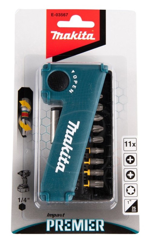 Makita E-03567 końcówka wkrętakowa 11 szt.