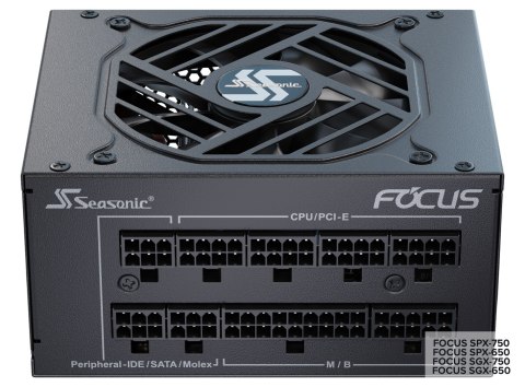 Seasonic FOCUS SGX-750 (2021) moduł zasilaczy 750 W 20+4 pin ATX SFX Czarny