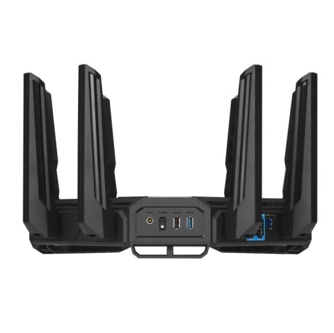 ASUS ROG Rapture GT-BE98 router bezprzewodowy 10 Gigabit Ethernet Quad-band (2.4 GHz / 5 GHz-1 / 5 GHz-2 / 6 GHz) Czarny