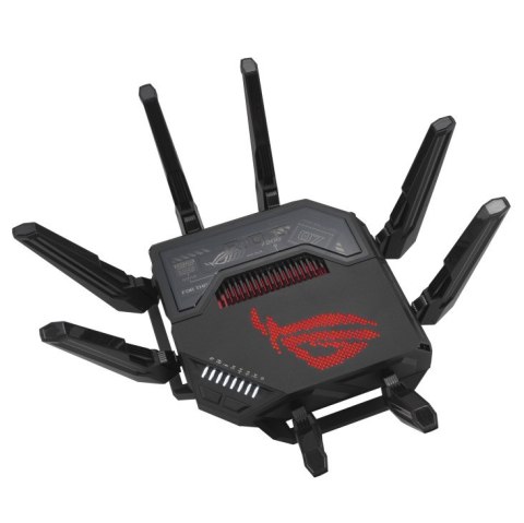 ASUS ROG Rapture GT-BE98 router bezprzewodowy 10 Gigabit Ethernet Quad-band (2.4 GHz / 5 GHz-1 / 5 GHz-2 / 6 GHz) Czarny