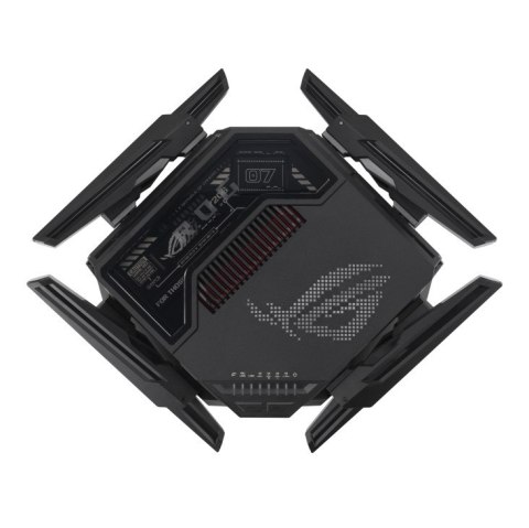 ASUS ROG Rapture GT-BE98 router bezprzewodowy 10 Gigabit Ethernet Quad-band (2.4 GHz / 5 GHz-1 / 5 GHz-2 / 6 GHz) Czarny