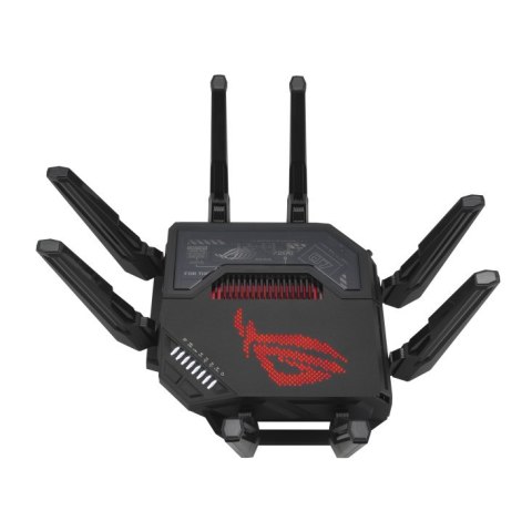 ASUS ROG Rapture GT-BE98 router bezprzewodowy 10 Gigabit Ethernet Quad-band (2.4 GHz / 5 GHz-1 / 5 GHz-2 / 6 GHz) Czarny