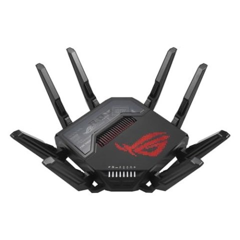 ASUS ROG Rapture GT-BE98 router bezprzewodowy 10 Gigabit Ethernet Quad-band (2.4 GHz / 5 GHz-1 / 5 GHz-2 / 6 GHz) Czarny