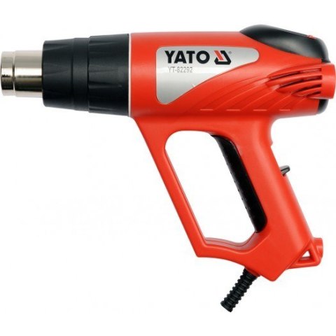 Yato YT-82292 opalarka Pistolet na gorące powietrze 500 l/min 550 °C 2000 W Czarny, Szary, Pomarańczowy