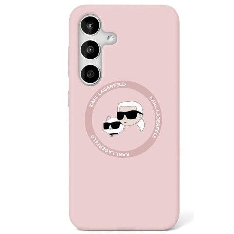 KARL LAGERFELD SAMSUNG S25+ MAGSAFE KLHMS25MSKCHTCP DOUBLE HEADS PINK