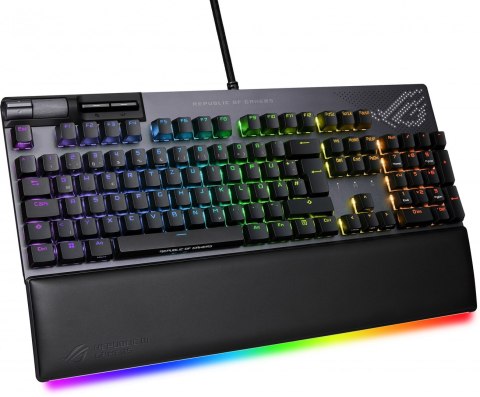 ASUS ROG Strix Flare II Animate klawiatura Gaming USB QWERTZ Niemiecki Czarny