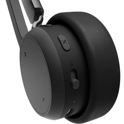 Lenovo 4XD1Q30302 słuchawki/zestaw słuchawkowy Bezprzewodowy Opaska na głowę Połączenia/muzyka Bluetooth Czarny