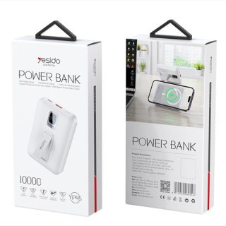 Yesido Powerbank YP45 10 000 mAh 22.5W + PD20W + 15W MagSafe, LED, WHITE/BIAŁY