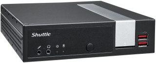 Shuttle XP? slim DL20NV2 komputer typu barebone Wielkość PC 1.35L Czarny N4505 Intel SoC BGA 1090 2 GHz