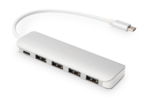 Digitus 4-portowy hub USB Type-C™ (USB 3.0) + PD