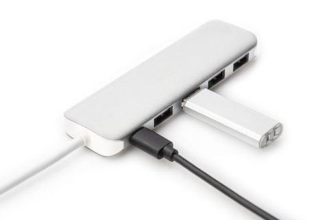 Digitus 4-portowy hub USB Type-C™ (USB 3.0) + PD