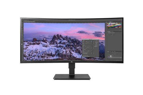 LG 35BN77CP-B.AEU monitor komputerowy 88,9 cm (35") 3440 x 1440 px Quad HD LED Czarny