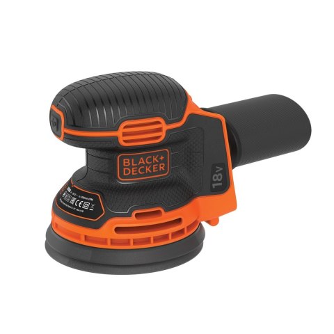 Black & Decker BDCROS18N-XJ przenośna szlifierka Szlifierka orbitalna 12000 RPM Czarny, Pomarańczowy