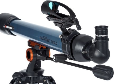 Celestron Inspire 70AZ Luneta 35x Czarny, Niebieski