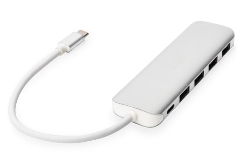 Digitus 4-portowy hub USB Type-C™ (USB 3.0) + PD