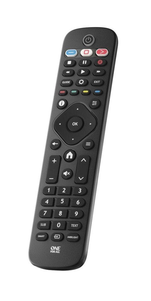 One For All TV Replacement Remotes URC4913 pilot Podczerwień Naciśnij przyciski