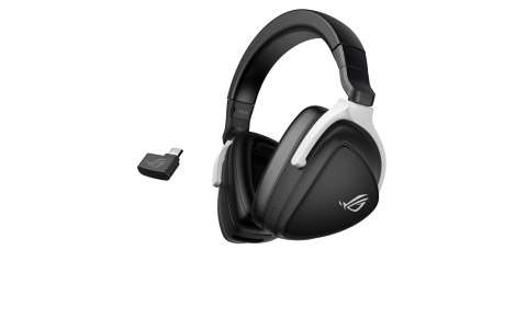 ASUS ROG Delta S Wireless Zestaw słuchawkowy Bezprzewodowy Opaska na głowę Gaming Bluetooth Czarny