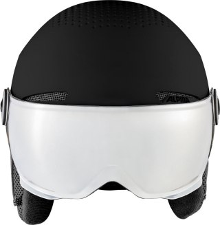 Kask narciarski ALPINA ARBER VISOR Q LITE BLACK 54-58 (WYPRZEDAŻ)