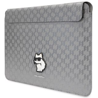 Karl Lagerfeld Sleeve KLCS14SAKHPCG 14" srebrny/silver Saffiano Monogram Choupette