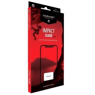 MS ImpactGLASS Edge 3D Sam S21 Ultra G998 czarny/black Antyuderzeniowe szkło hybrydowe na cały ekran 8H