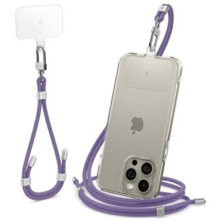 Spigen Universal Strap Set Crossbody & Wrist zestaw smyczy do telefonu fioletowy/deep purple AFA08363