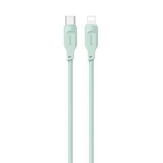 USAMS Kabel USB-C na Lightning 20W 1,2m PD Fast Charging Lithe Series zielony/green SJ566USB04 (US-SJ566)