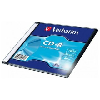 Verbatim Płyta CD-R 700MB 52x Extra Protection biały/white 1szt 43347