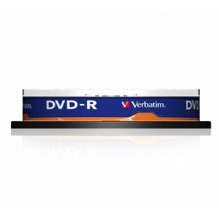 Verbatim Płyta DVD-R 4.7GB 16x AZO srebrny/silver 10szt 43523