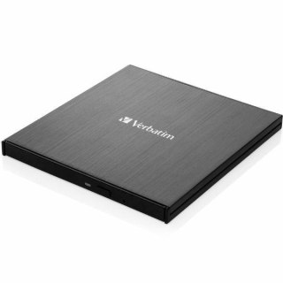 Verbatim Zewnętrzna nagrywarka Slimline Blu-ray + kabel USB 3.0 czarny/black 43890