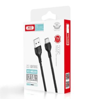 XO KABEL NB200 USB-USB-C 1m 2,1A BLACK