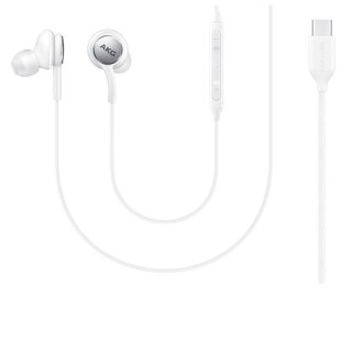 Zestaw stereo Samsung EO-IC100BW AKG biały/white USB-C