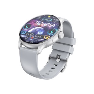 XO SMARTWATCH ZEGAREK J11 AMOLED srebrny