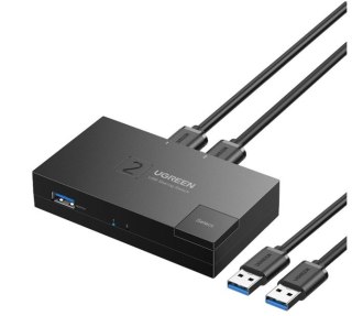 Ugreen switch przełącznik dwukierunkowy USB 3.0 CM618 czarny