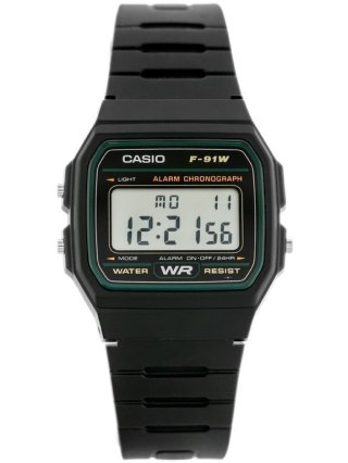 ZEGAREK MĘSKI CASIO F-91WM-3DG + BOX