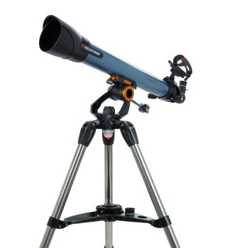 Celestron Inspire 70AZ Luneta 35x Czarny, Niebieski