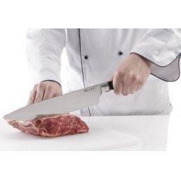 Profesjonalny nóż rzeźniczy do mięsa kuty ze stali Profi Line 200 mm - Hendi 844304 Hendi