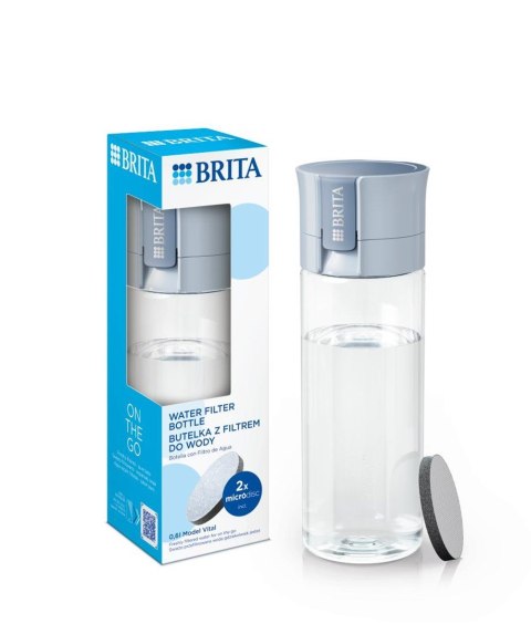 Butelka filtrująca Brita Vital pastelowy błękit 2 dyski