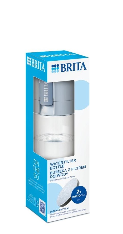 Butelka filtrująca Brita Vital pastelowy błękit 2 dyski