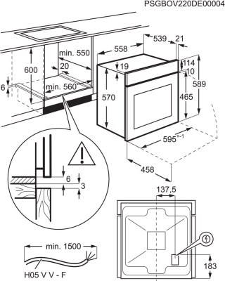 Piekarnik ELECTROLUX EOF5C50BX