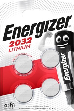 ENERGIZER BATERIE SPECJALISTYCZNA CR2032, 4 SZTUKI 3V