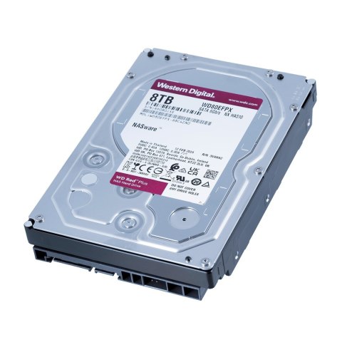 Dysk HDD WD Red Plus WD80EFPX (8 TB ; 3.5"; 256 MB)