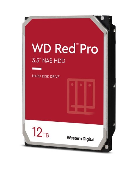 Dysk HDD WD Red Pro WD121KFBX (12 TB ; 3.5"; 256 MB; 7200 obr/min)