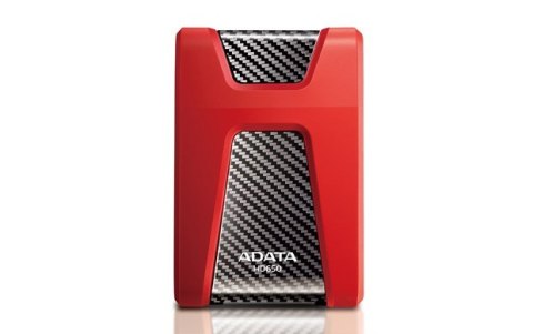 Dysk zewnętrzny HDD ADATA HD650 (1TB; 2.5"; USB 3.2; czerwony)