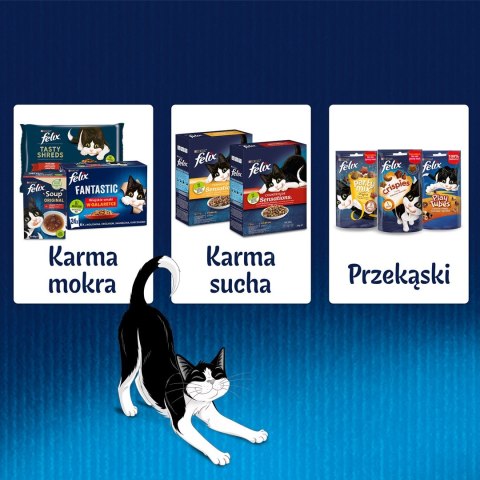 FELIX Sensations wołowina, kurczak - mokra karma dla kota - 4x 85g