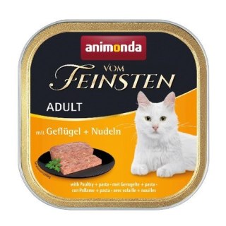 ANIMONDA Vom Feinsten Menue Cat drób z makaronem - mokra karma dla kota - 100g