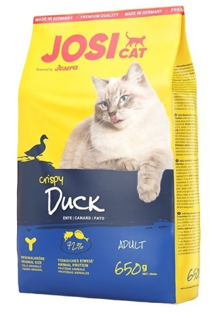 JOSERA JosiCat Crispy Duck - sucha karma dla kota - 650 g