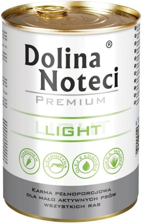 DOLINA NOTECI PREMIUM Light - mokra karma dla dorosłego psa - 400 g