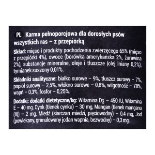 DOLINA NOTECI Rafi z przepiórką, borówką i żurawiną - mokra karma dla psa - 400g