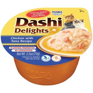 INABA DASHI DELIGHTS Kurczak Tuńczyk 70g bulion dla kota